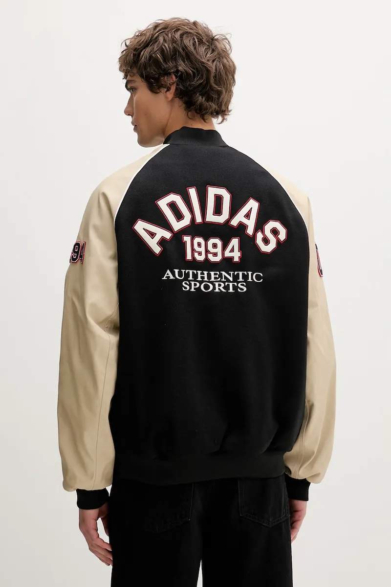 Bomber μπουφάν από μαλλί adidas Originals