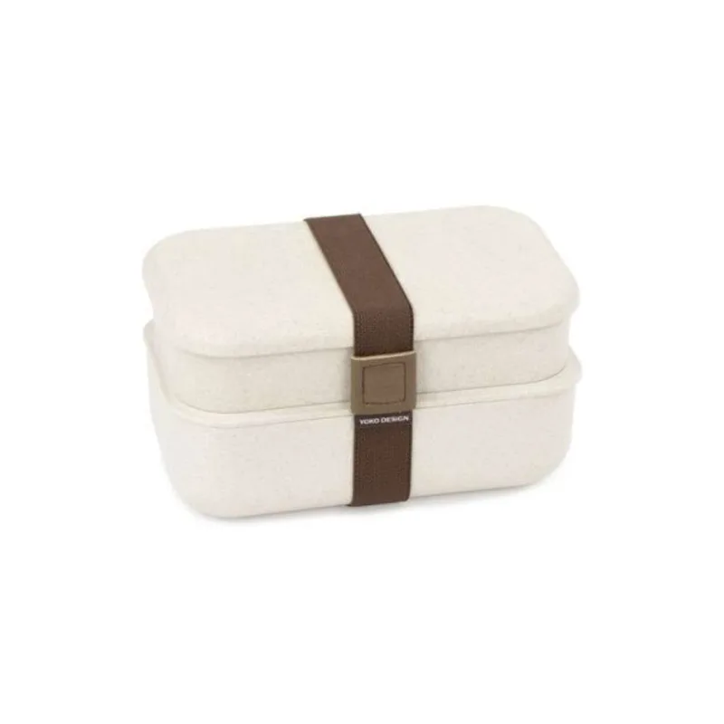 Φαγητοδοχείο Από Ίνες Ξύλου Yoko Design Wood Fiber Lunch Box 1.200ml 2 Floors