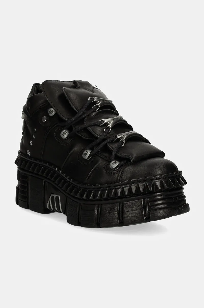 Sneakers New Rock CRUST NEGRO + TOWER CASCO NEGRO