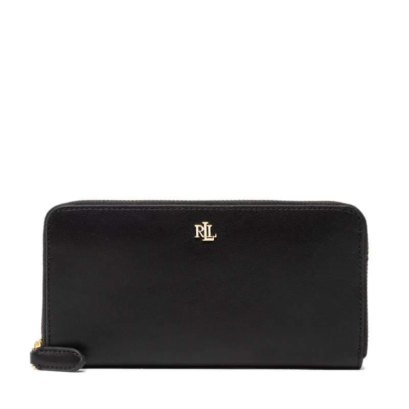 Πορτοφόλι LAUREN RALPH LAUREN Zip Cont Wlt 432876730003 Μαύρο