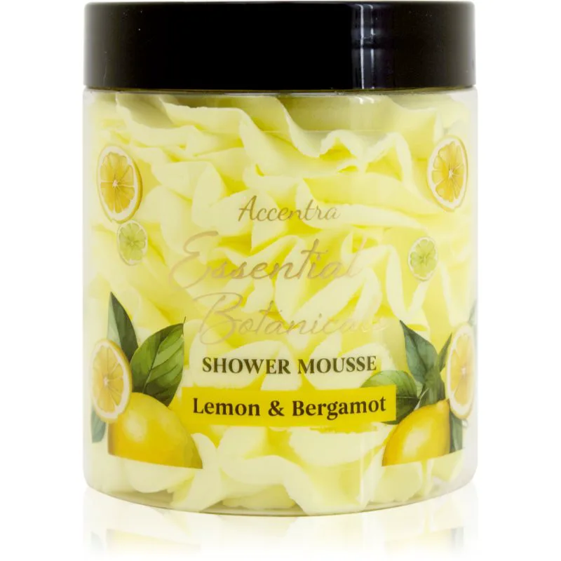 Accentra Essential Botanicals Shower Mousse Αφροντούς με άρωμα Lemon & Bergamot 200 γρ