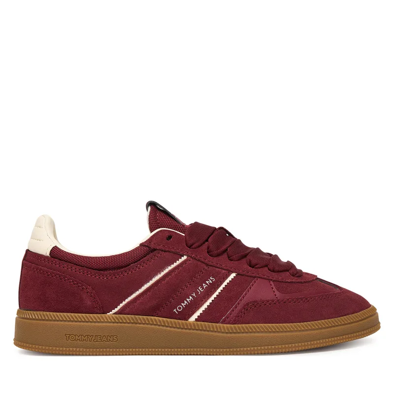 Αθλητικά Tommy Jeans The Greenwich Edge Suede EN0EN02924 Μπορντό