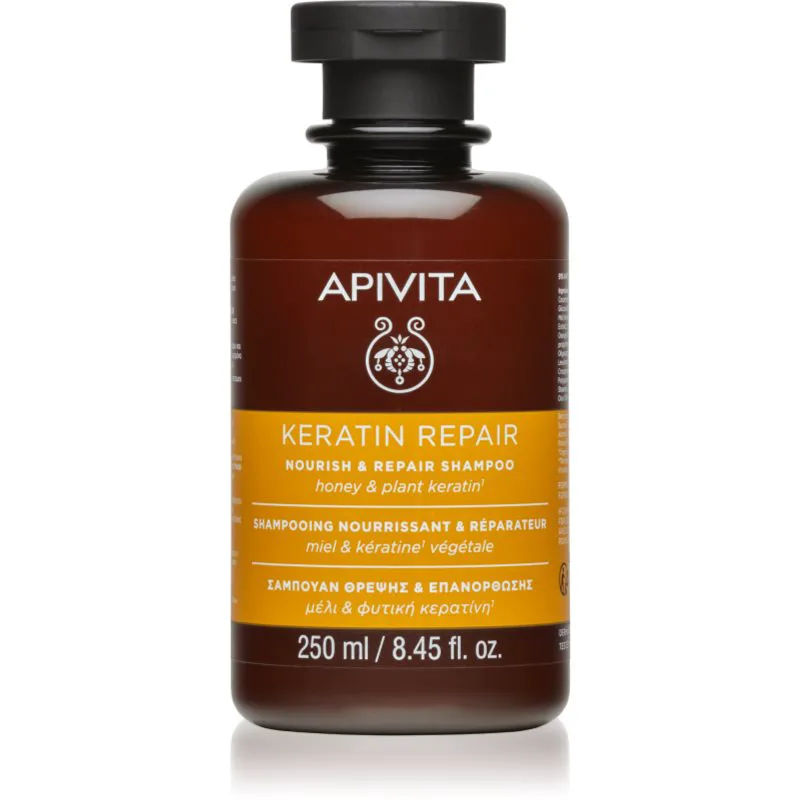 Apivita Keratin Repair Nourish Repair Shampoo καθαριστικό σαμπουάν 250 ml
