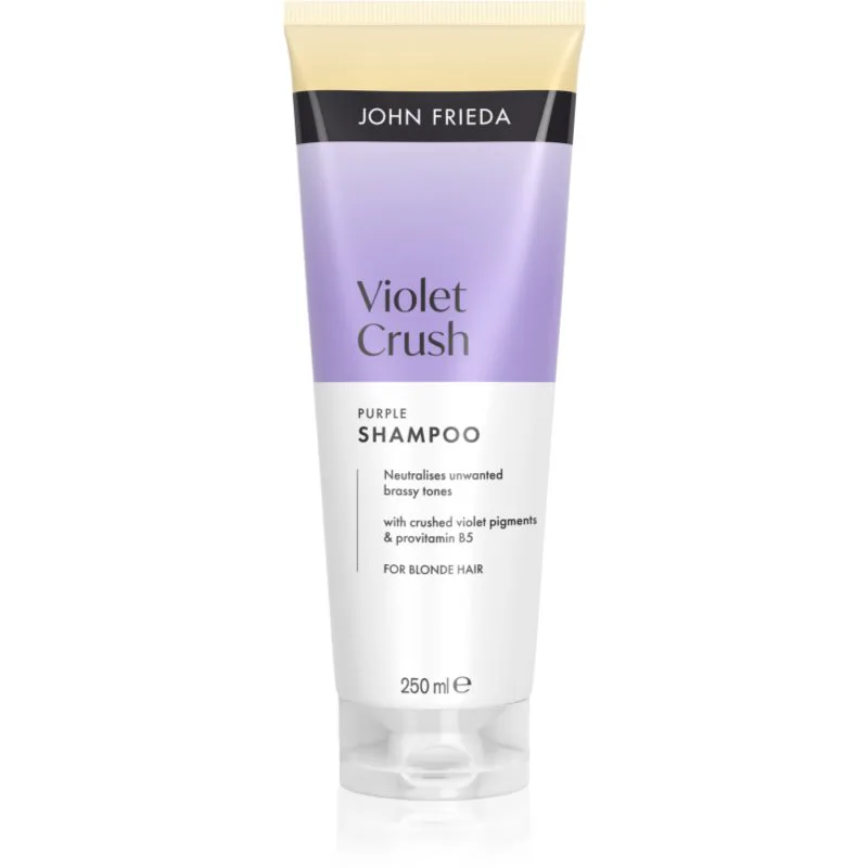 John Frieda Violet Crush Purple Shampoo Βιολέ σαμπουάν για ξανθά μαλλιά 250 ml