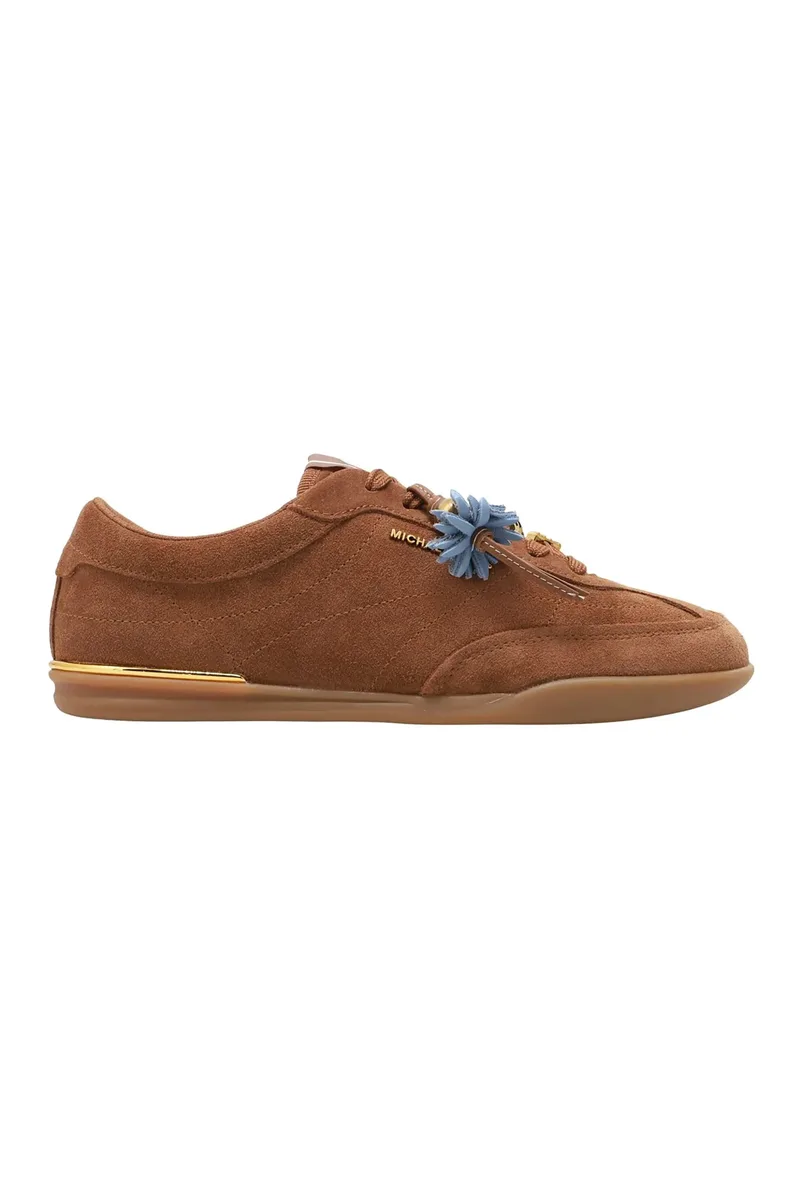 Michael Kors γυναικεία suede sneakers "Nolan" - 43S6NOFS2S Ταμπά