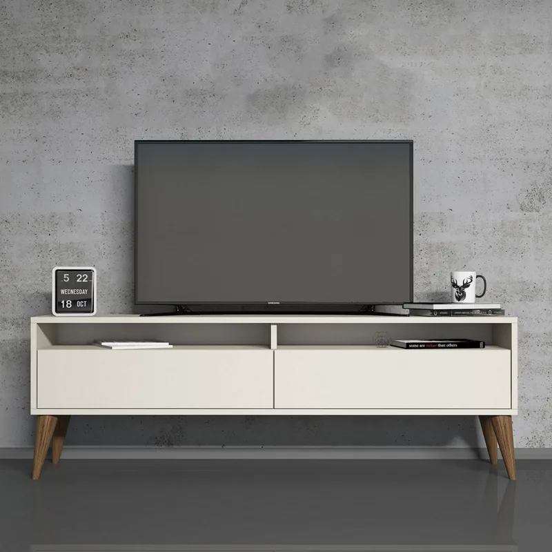 Έπιπλο Τηλεόρασης Best 2 - Cream 845Hct5509 (150x30x50 cm)