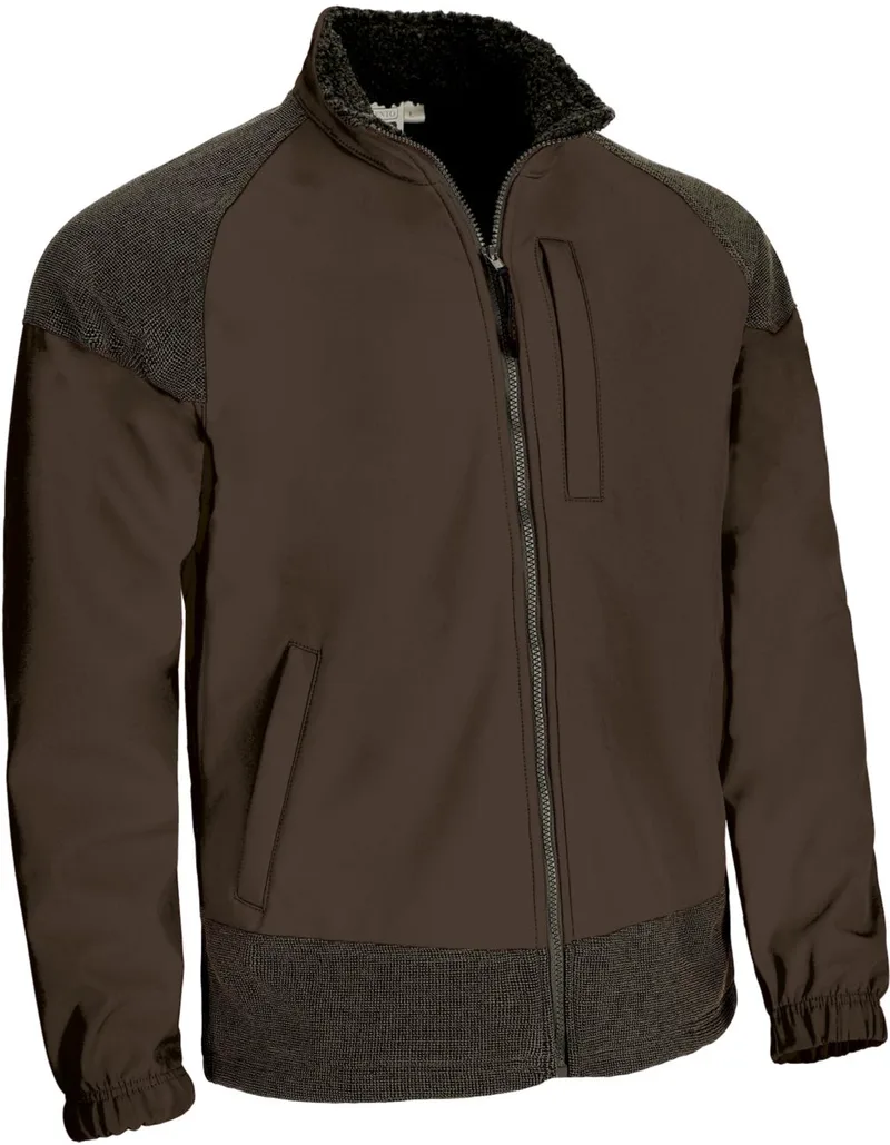 Μπουφάν Softshell CALEDONIA Valento CQVACALCN Walnut Brown-Black
