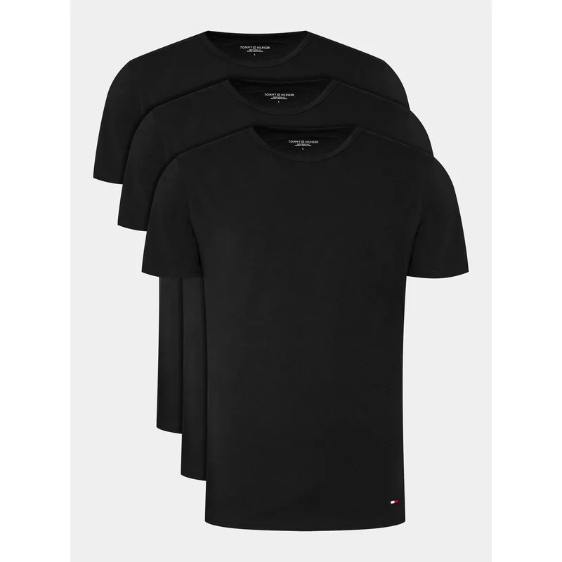 Tommy Hilfiger Σετ t-shirts UM0UM03138 Μαύρο Regular Fit