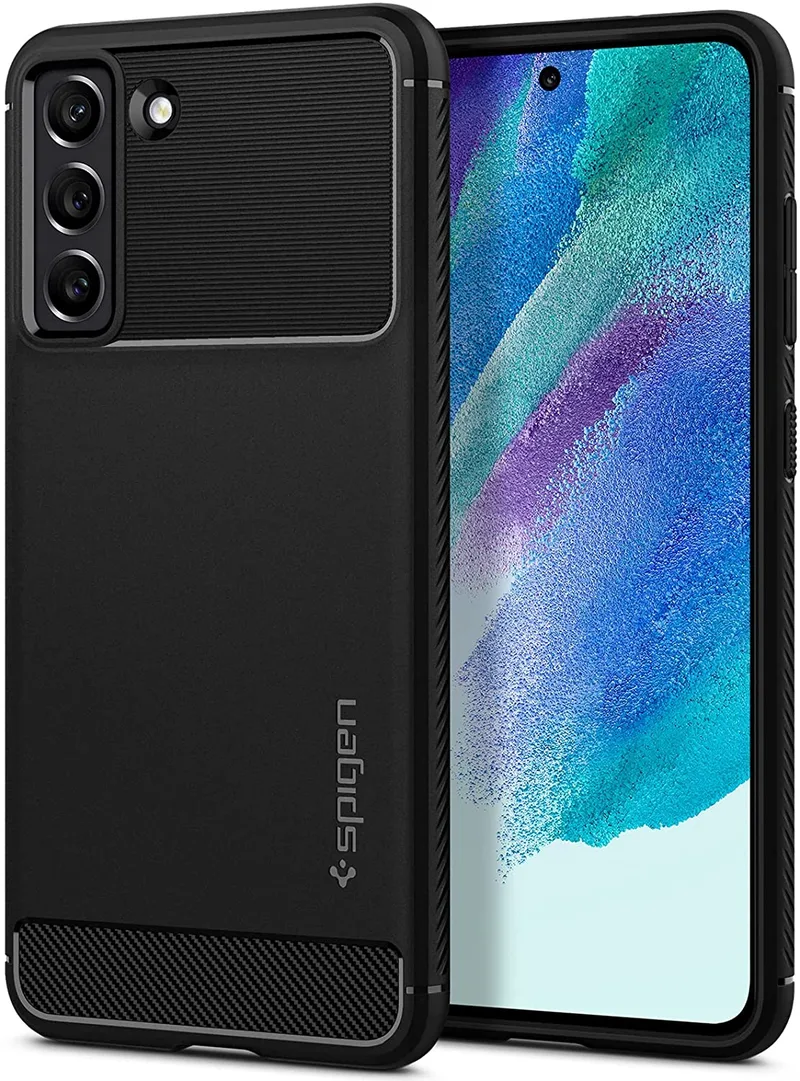 Spigen Θήκη Rugged Armor Samsung Galaxy S21 FE 5G - Matte Black (ACS03049)