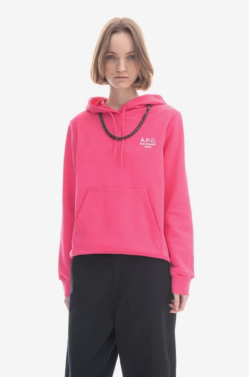 Βαμβακερή μπλούζα A.P.C. Hoodie Manuela