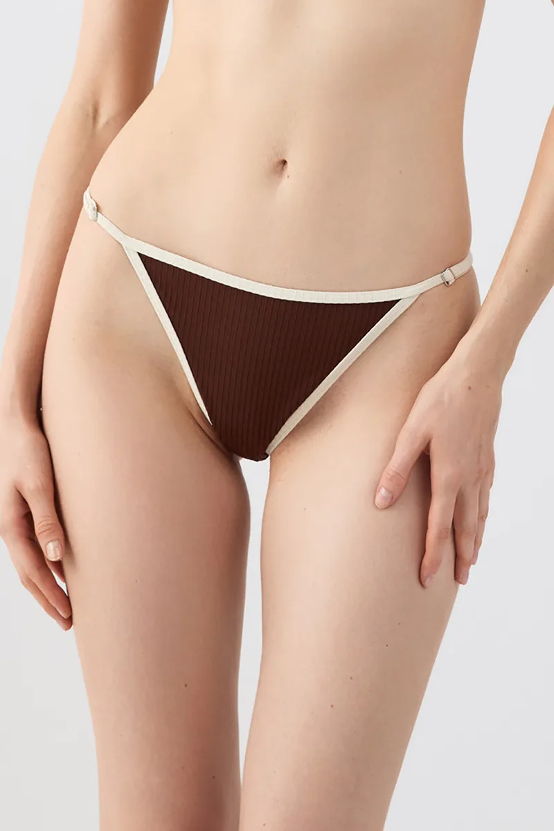 Minerva γυναικείο μαγιό rib bikini σλιπ μέτριας κάλυψης "Fulani"-92736-790