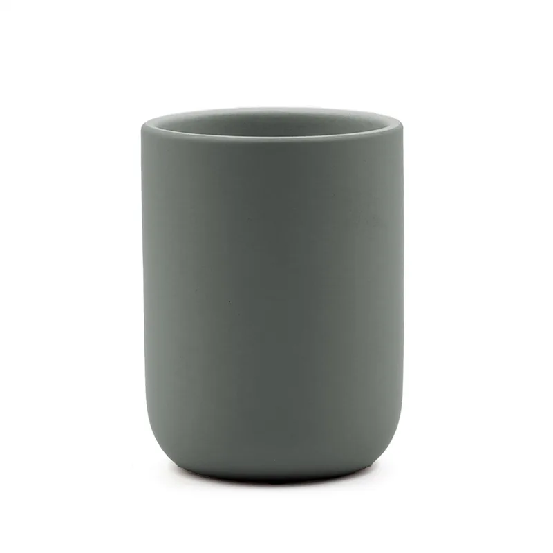 Ποτηροθήκη Μπάνιου (Φ7.5x10.5) L-C Ceralia Grey 1802175