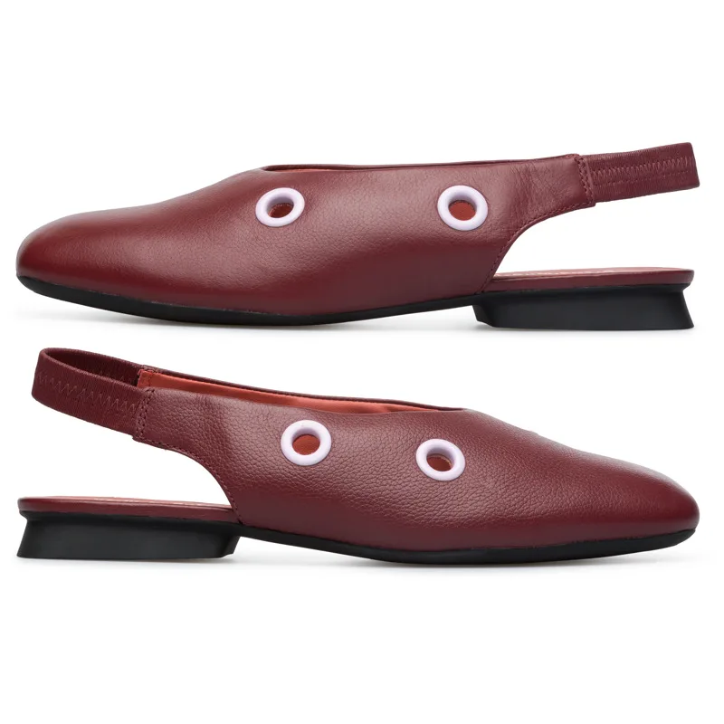 CAMPER Twins - Επίσημα παπούτσια Για Γυναικεία - Μπορντό, Μέγεθος 39, Smooth leather