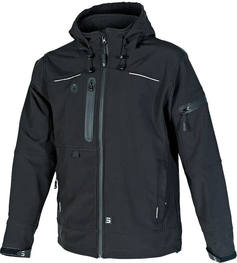 Τζάκετ softshell Orvilos II 142101 STOP Μαύρο