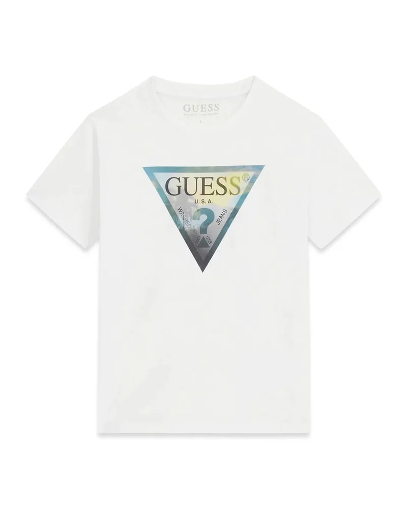 GUESS SS T-SHIRT ΜΠΛΟΥΖΑ ΠΑΙΔΙΚΟ BOY L6GI25K8HM4-G011 White