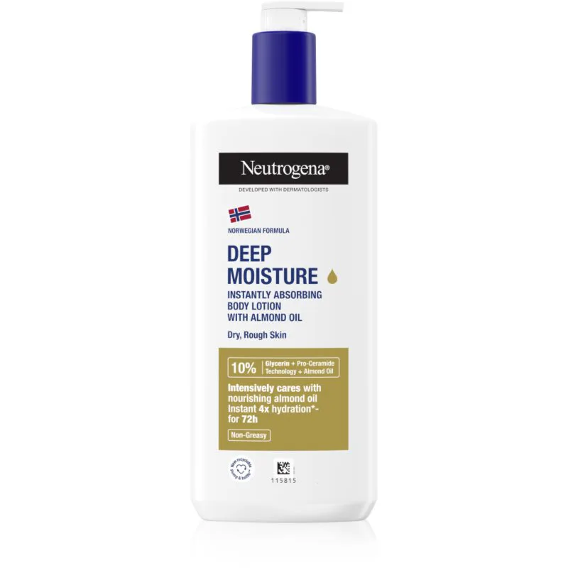 Neutrogena Norwegian Formula® Deep Moisture βαθιά ενυδατική κρέμα με έλαιο 400 ml