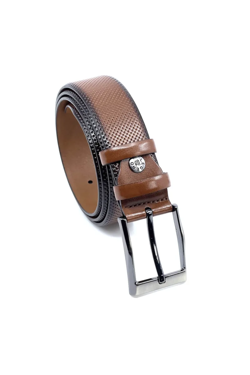 Legend Accessories Δερμα Ζώνη - Καφέ - L-2033