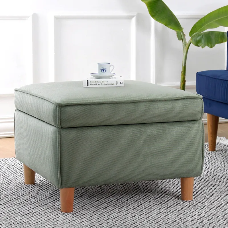 Πουφ Roscen - Green 209Flf1420 (63x43x63)