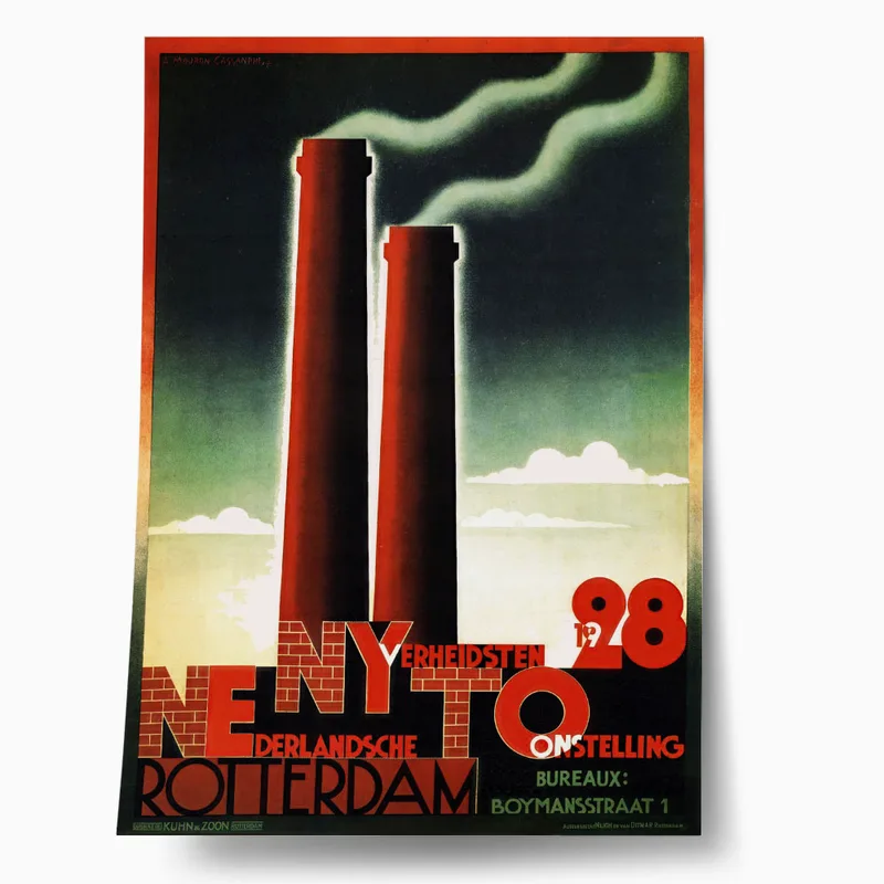 Πόστερ 1928 DUTCH INDUSTRIAL EXHIBITION