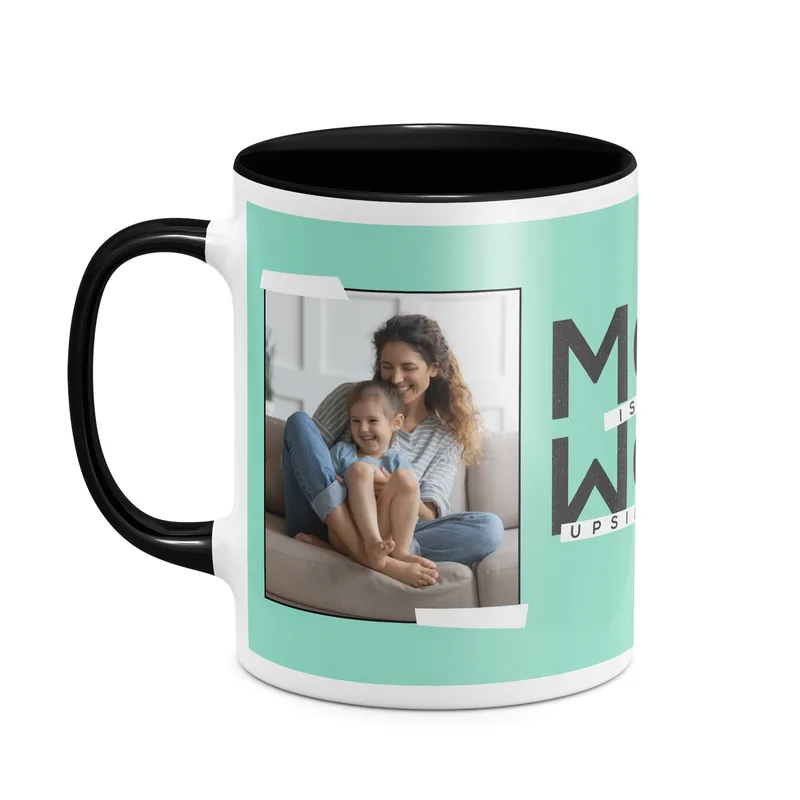 Mom is Wow - Κούπα - Μαύρο - Μαγική
