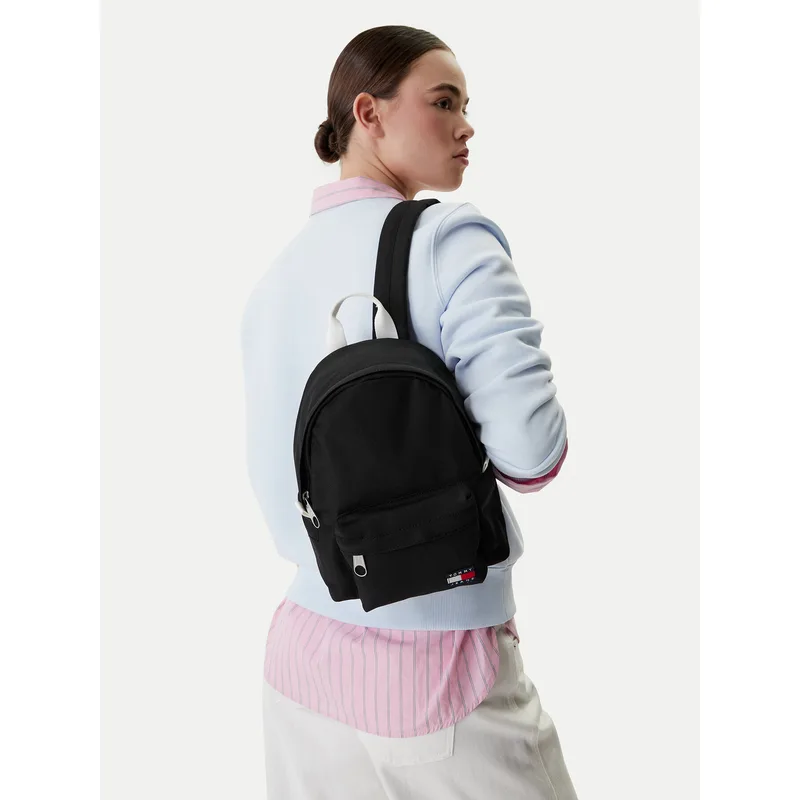 Σακίδιο Tommy Jeans Tjw Ess Daily Dome Backpack AW0AW18648 Μαύρο
