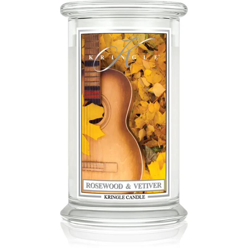 Kringle Candle Rosewood & Vetiver αρωματικό κερί 623 γρ