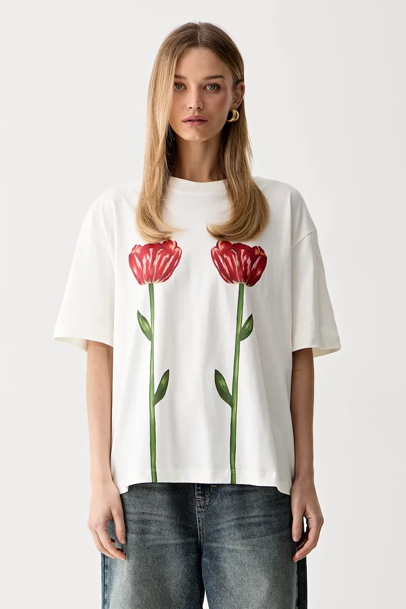 Farm Rio t-shirt γυναικείο βαμβακερό