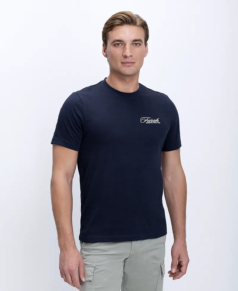 Farah Ανδρικό T-Shirt Βαμβακερό Με Graphic Print