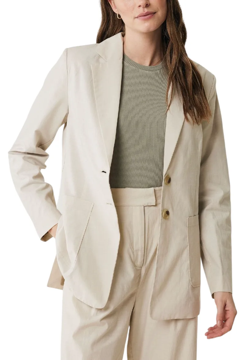 Σακάκι Mexx Blazer with front pockets MF006002641W-Light Sand Γυναικείο
