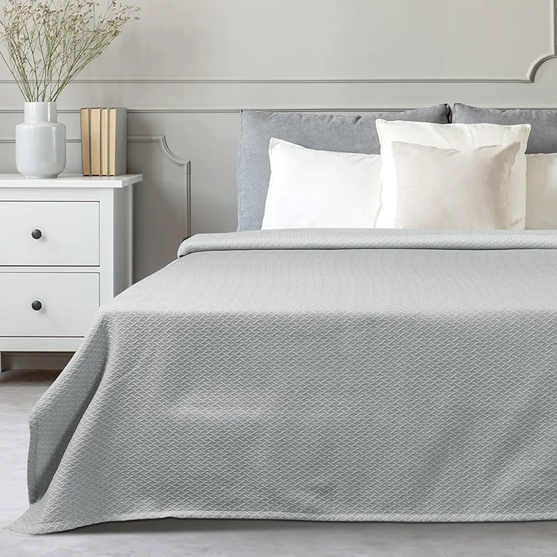 Κουβέρτα Πικέ Μονή 170x270 Beauty Home 11172 Stripe Grey 170x270