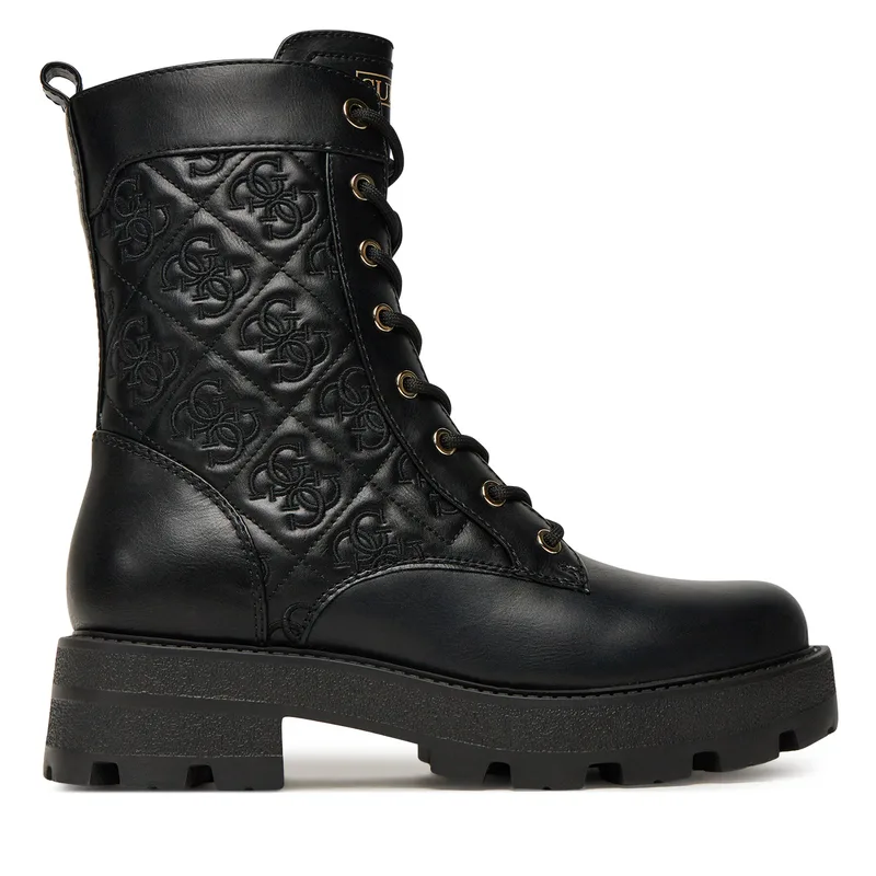 Μποτίνια Guess FLTYAN ELE10 Μαύρο