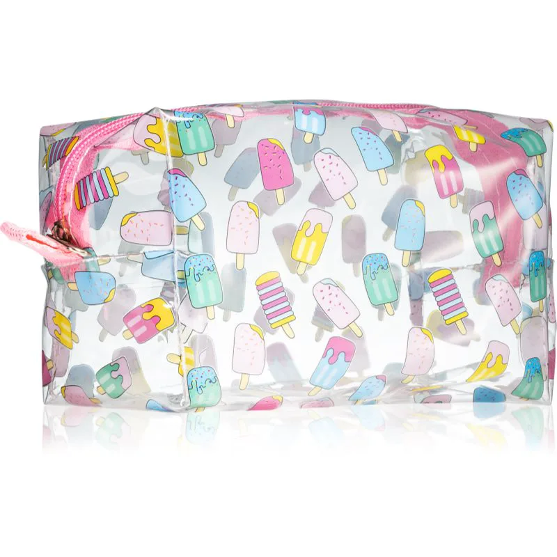 BrushArt Accessories Transparent cosmetic bag διαφανές νεσεσέρ καλλυντικών Ice Cream 1 τμχ
