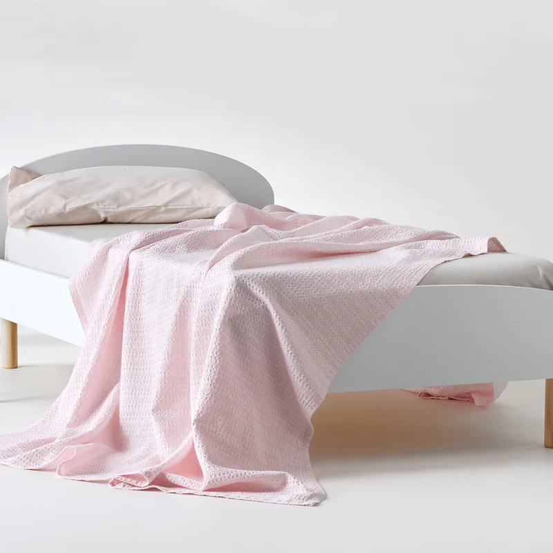 Κουβέρτα Πικέ Μονή (160x240) Kentia Loft Emery 14 Baby Ροζ