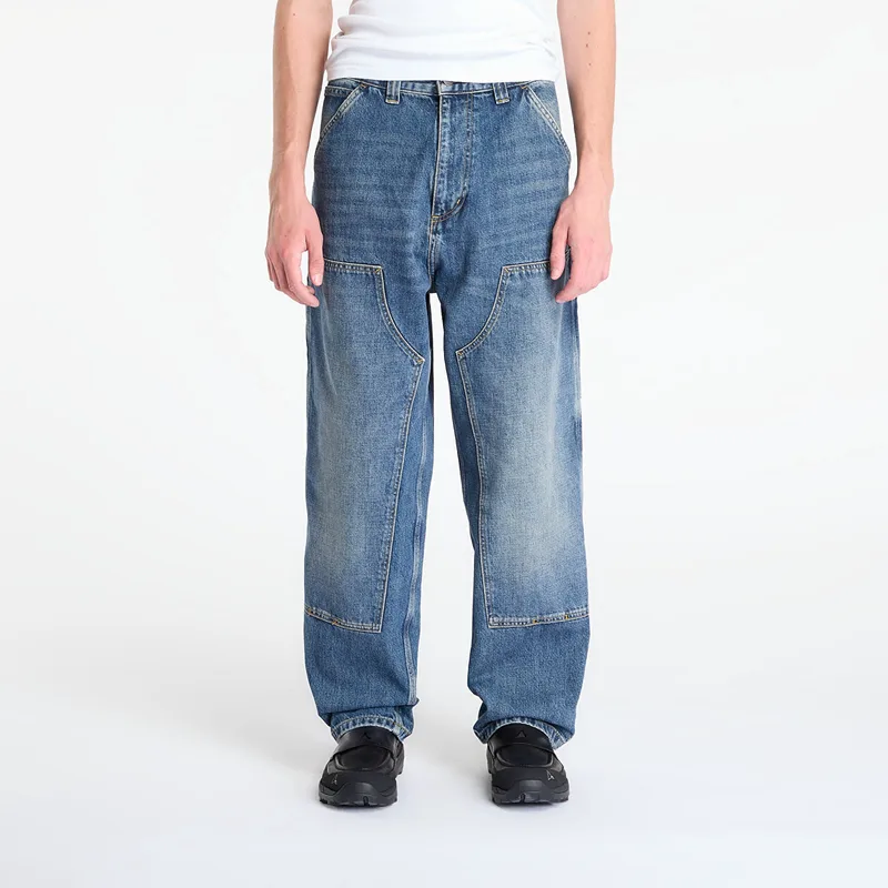 Παντελόνια Carhartt WIP OG Double Knee Pant Blue Dark Used Wash S