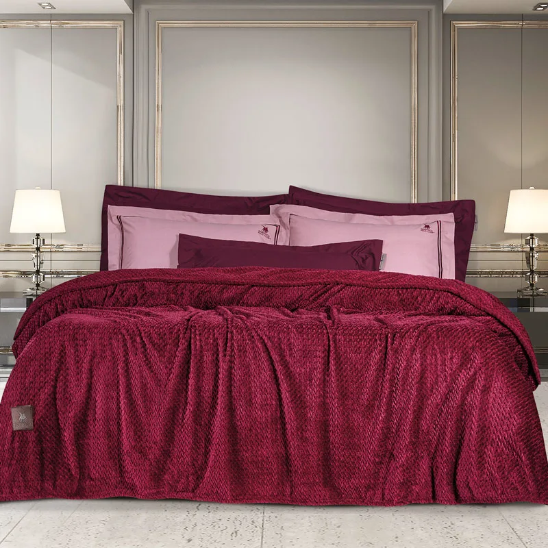 Κουβέρτα Fleece Υπέρδιπλη 220x240 Greenwich Polo 2497 Essential 220x240