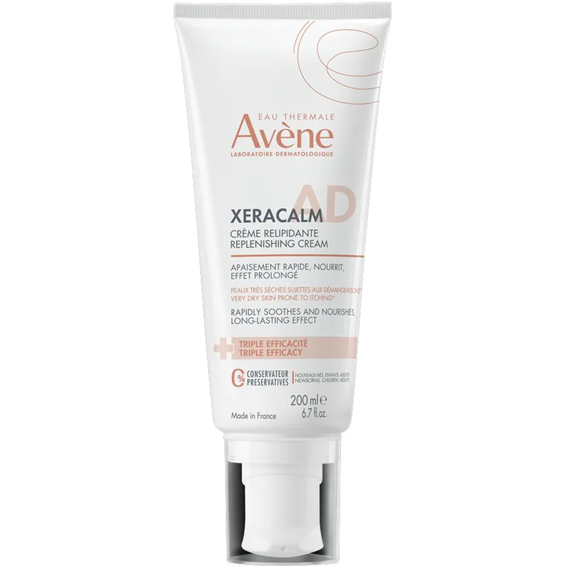 Avene Xeracalm A.D Lipid-Replenishing Cream Εξειδικευμένη Μαλακτική Κρέμα Προσώπου & Σώματος Αναπλήρωσης Λιπιδίων για Ανακούφιση του Ξηρού με Τάση για Ατοπικό Έκζεμα & Αίσθημα Κνησμού Δέρματος 200ml
