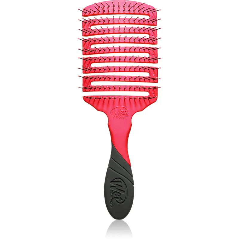 Wet Brush Pro flex dry Paddle βούρτσα για τα μαλλιά για εύκολο χτένισμα μαλλιών Ροζ 1 τμχ