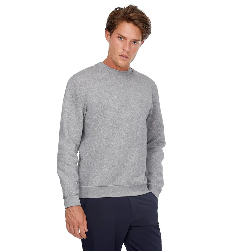 Φούτερ Crewneck ID.002 B & C Heather Grey