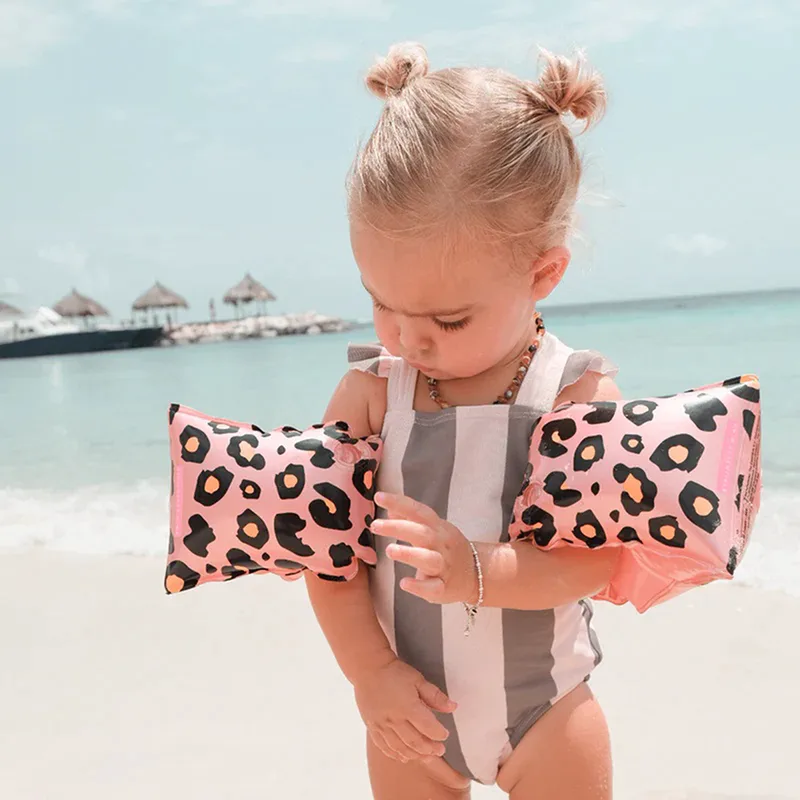 Μπρατσάκια (0-24 Μηνών) Swim Essentials Leopard Rose Χρυσό