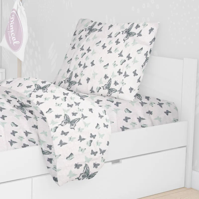 Μαξιλαροθήκη Τεμάχιο 50X70 Dimcol Butterfly 57 Green (50x70)
