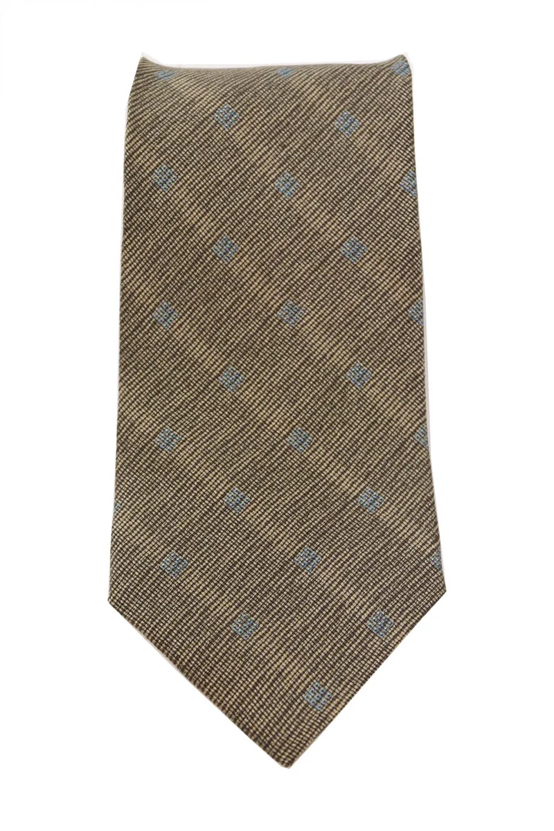 ARMANI COLLEZIONI ΓΡΑΒΑΤΑ 9.5CM ΣΧΕΔΙΑΣΤΗ ΜΠΕΖ
