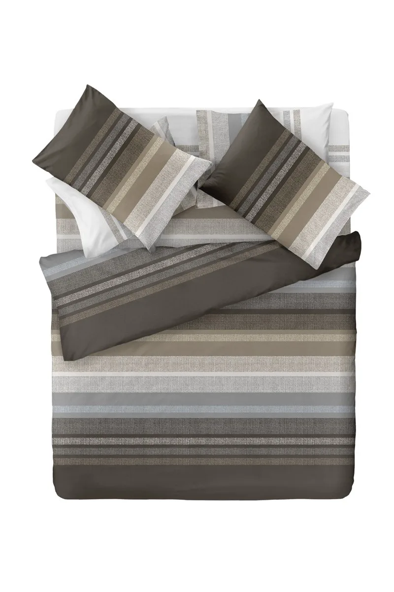 Σετ Σεντόνια King Size 4 Τεμαχίων Saint Clair Keros Cocoa 240x260