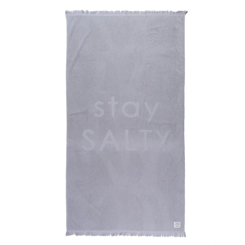 Πετσέτα Θαλάσσης 90X170 Nef Nef Stay Salty Silver (90x170)