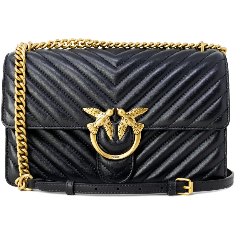Τσάντες ώμου Pinko LOVE ONE CLASSIC DC SHEEP NAPPA CHEVRON 100941 A0GK