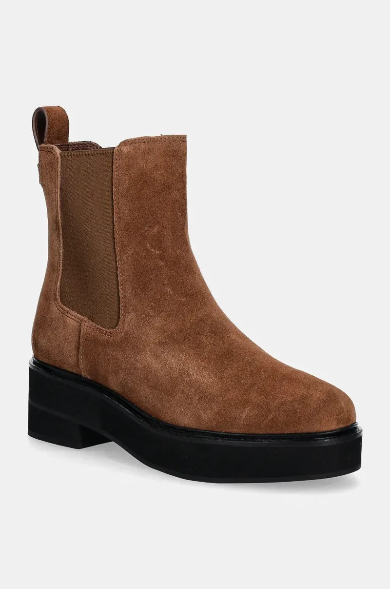 Σουέτ μπότες τσέλσι Lauren Ralph Lauren Adrianna