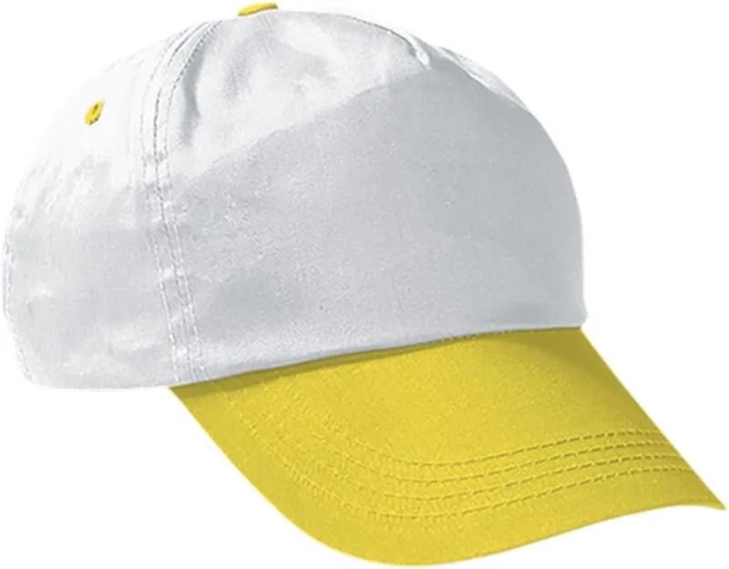 Καπέλο PROMOTION Valento GOVAPROBA White-Lemon Yellow