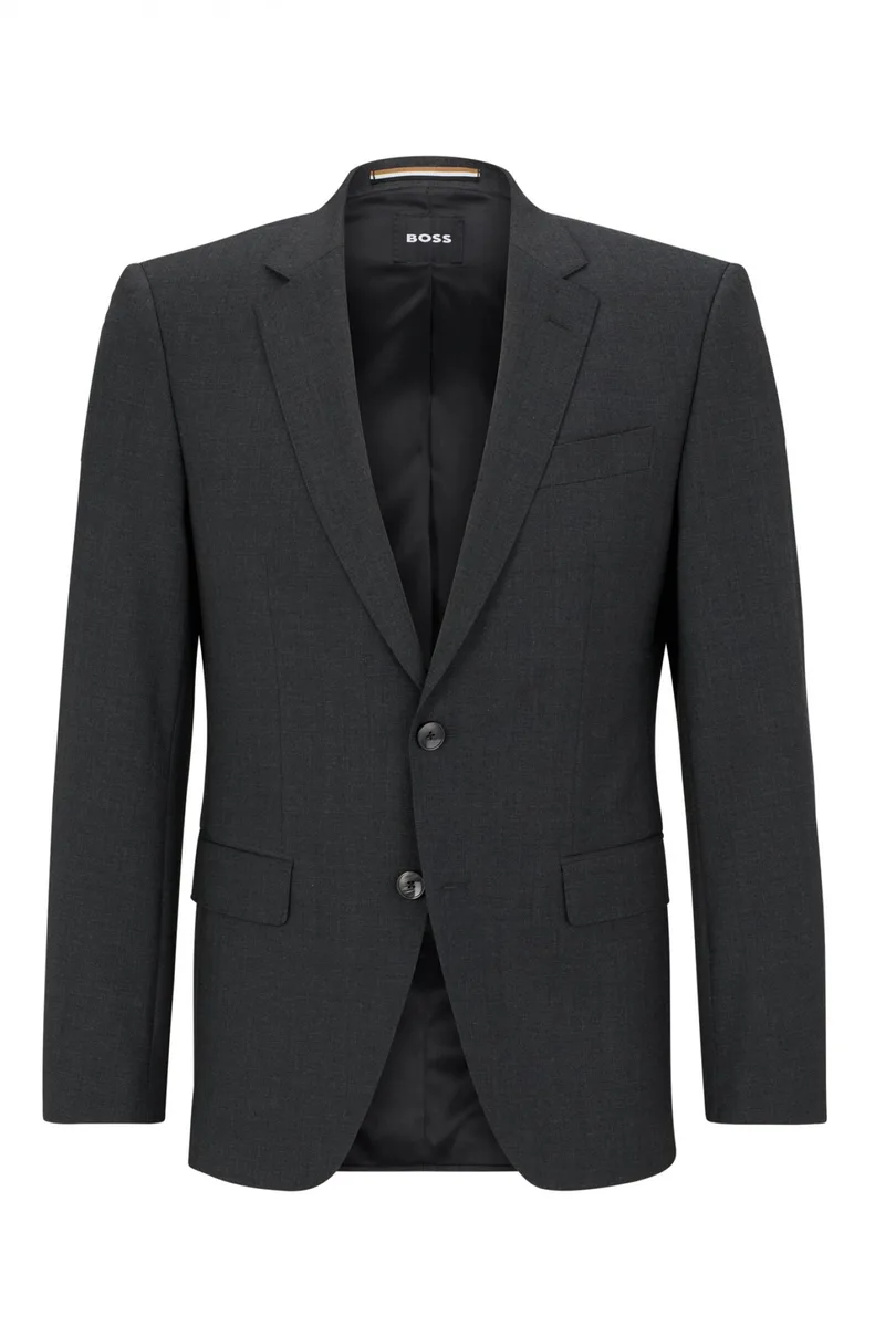 BOSS ΣΑΚΑΚΙ ΚΟΥΣΤΟΥΜΙΟΥ SLIM FIT H-HUGE-MM-C-224 ΓΚΡΙ