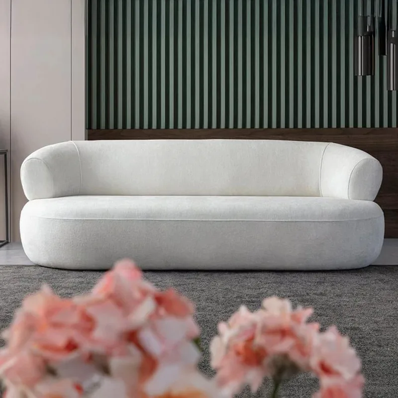 Τριθέσιος Καναπές Roma - White 752Est1112 (230x20x70)