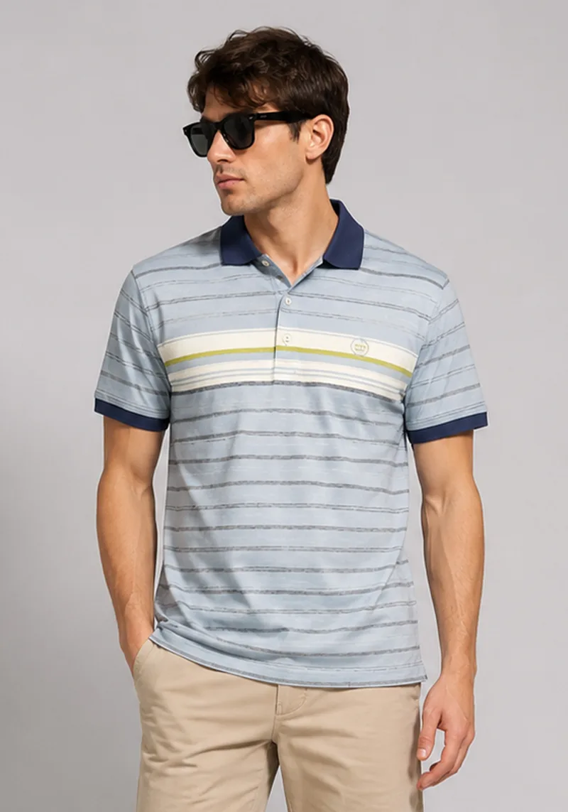 Tommy Hilfiger Polo Μπλούζα Polo - 983519485 0853170 425 Multi Multi Stripe