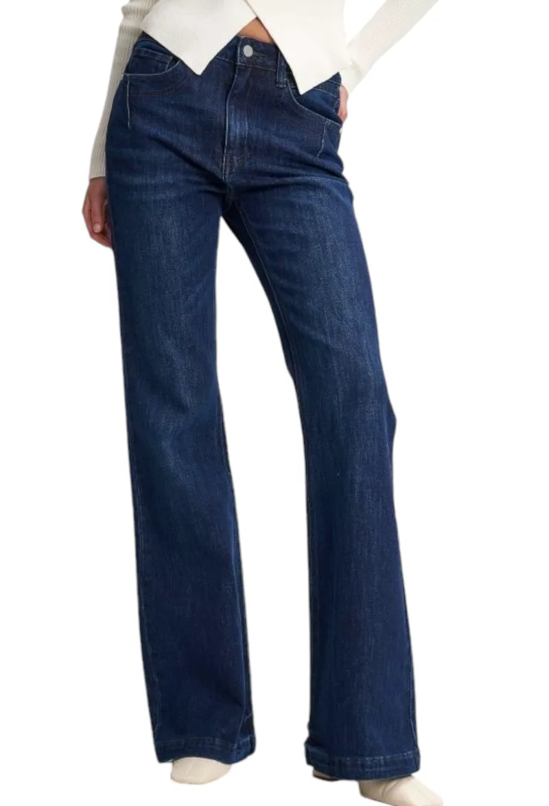 Παντελόνι Jean Ale Ψηλόμεσο Καμπάνα 8919272-BLUE Γυναικείο